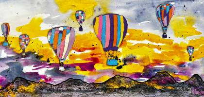 ballons  magische alpen