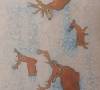 hirschenglu  ck im schnee